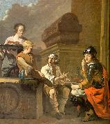 Karel Dujardin Tale of the Soldier oil painting